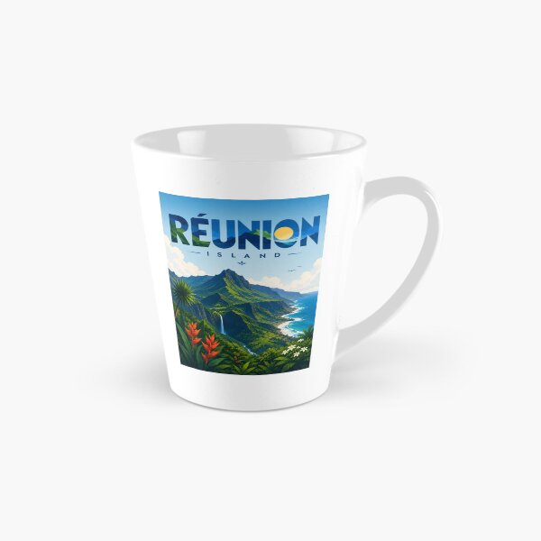 Item preview, Isla Reunión, Océano Índico, picos volcánicos y litoral designed and sold by Aryabek.