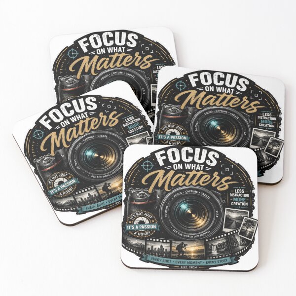 Item preview, Focus On What Matters Photography Sticker designed and sold by Omanut Studio — By Ashwin..