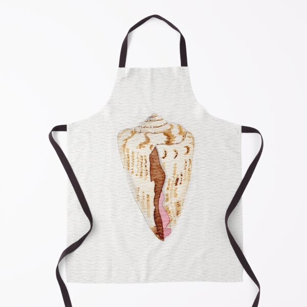 Item preview, Delicate watercolor painting of a cone shell.  designed and sold by KPierceArt.