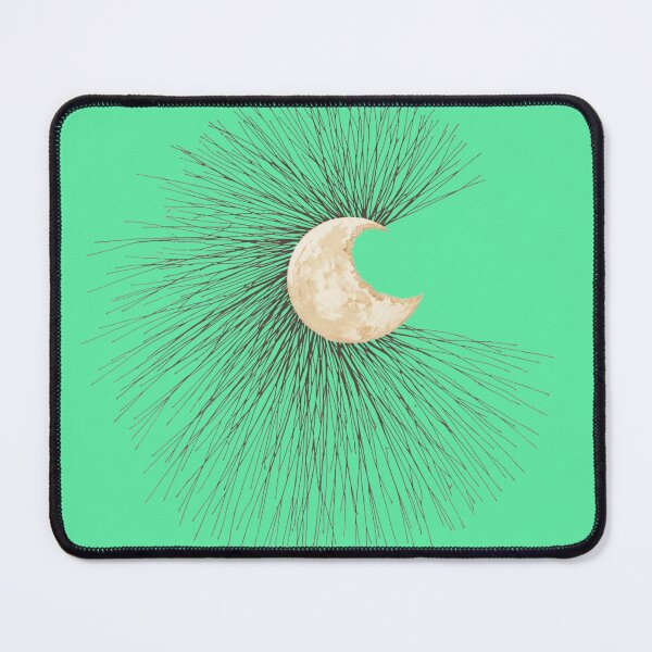 Item preview, Moon and Branches Minimalist Art – Dreamy Pastel Nature Illustration Print designed and sold by Art70shop.