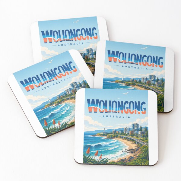 Item preview, Wollongong New South Wales Coastline and South Pacific Views designed and sold by Aryabek.