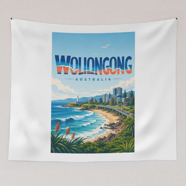 Item preview, Wollongong New South Wales Coastline and South Pacific Views designed and sold by Aryabek.