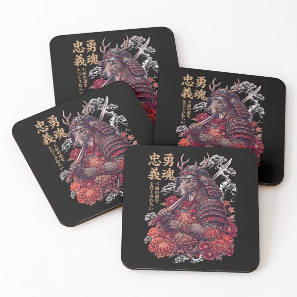 Item preview, Japanese Whippet Art Samurai Aesthetic Dog Owner designed and sold by DoodleTortle.