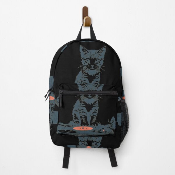 Item preview, Retro Kitty on Turntable with Vinyl Record #9636 designed and sold by trusty-ben-art.