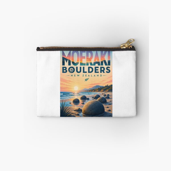Item preview, Moeraki Boulders Otago New Zealand Coastal Sunrise designed and sold by Aryabek.