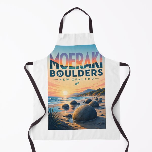 Item preview, Moeraki Boulders Otago New Zealand Coastal Sunrise designed and sold by Aryabek.