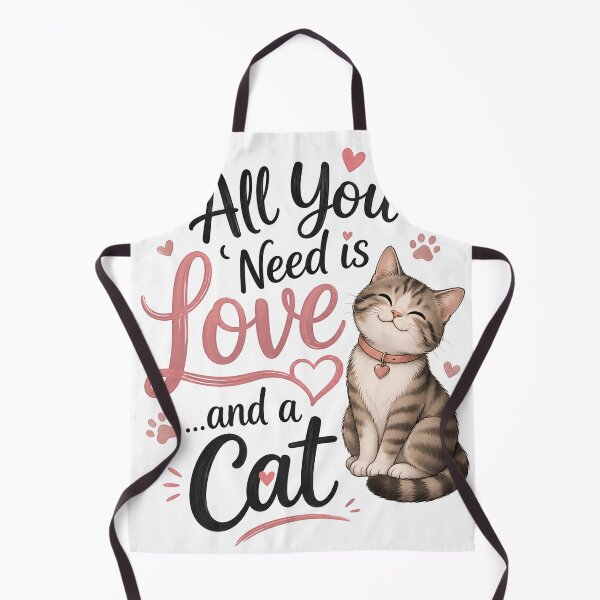 Item preview, All You Need is Love and a Cat Design | Cute Valentines Kitten SVG designed and sold by mimouna00.