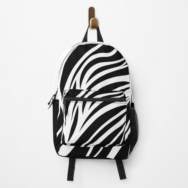 Item preview, Abstract Black and White Wave Pattern Minimalist Backpack designed and sold by SIXTEENITY.