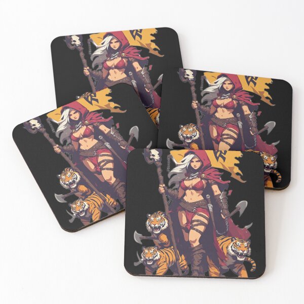 Item preview, Tiger Queen of the Burning Banner designed and sold by halibutgoatramb.
