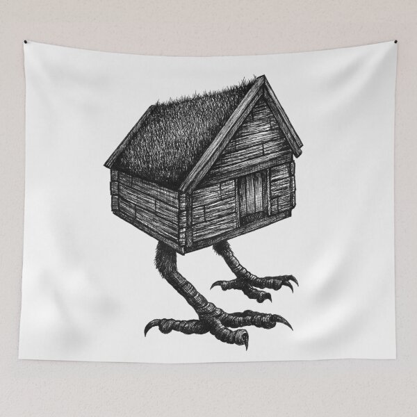 Item preview, Baba Yaga's Hut designed and sold by linnsetane.