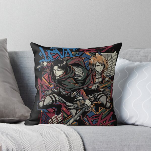 Item preview, Attack on Titan Levi and Petra Anime Manga Graphic Tee designed and sold by Senpaiwaves.