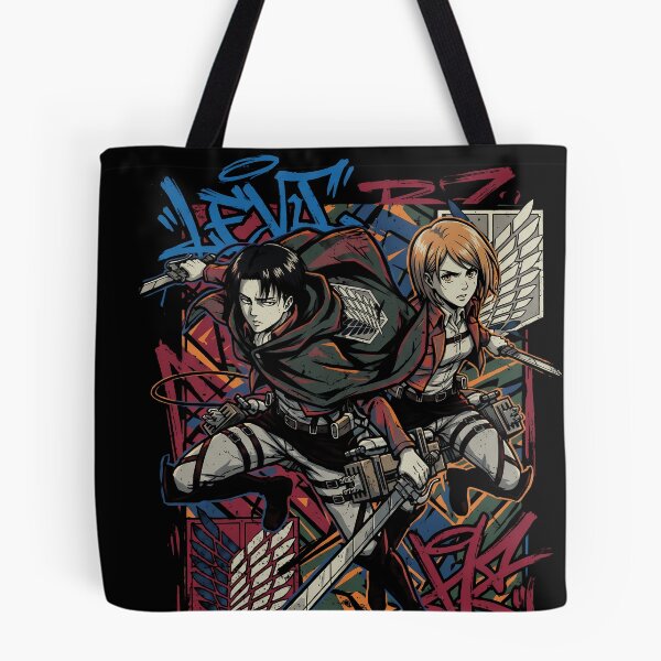 Item preview, Attack on Titan Levi and Petra Anime Manga Graphic Tee designed and sold by Senpaiwaves.