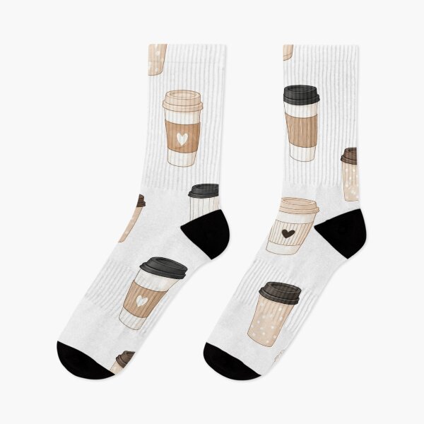 Item preview, Coffee To Go Pattern – Cute Takeaway Coffee Cup Seamless Design designed and sold by Seculinator.