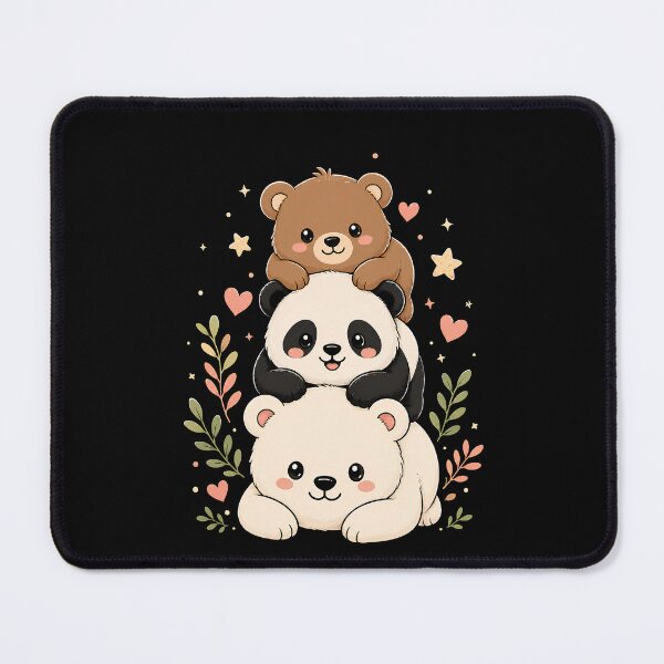 Item preview, We Bears Realistic TShirt, Stacked Bares designed and sold by THREE LITTLE BEANS.