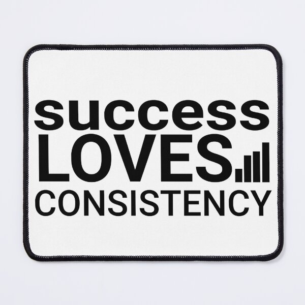 Item preview, Success Loves Consistency – Motivational Typography Quote Design designed and sold by Amsafjol.