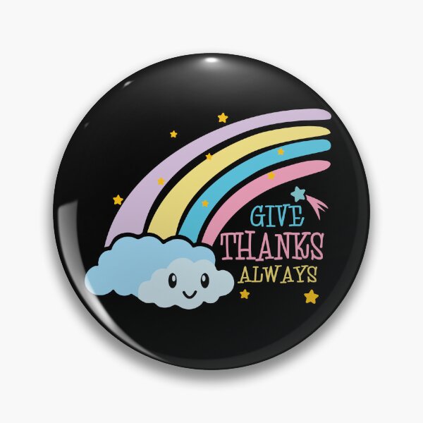 Item preview, Give Thanks Always – Christian Rainbow Pastel designed and sold by Verse & Vibes.