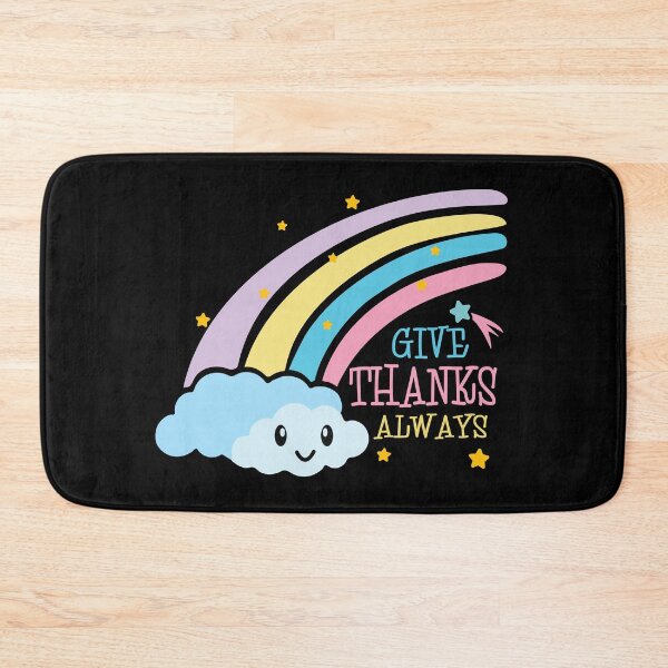Item preview, Give Thanks Always – Christian Rainbow Pastel designed and sold by Verse & Vibes.
