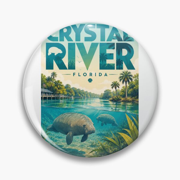 Item preview, Crystal River Florida Three Sisters Springs Manatee Coast designed and sold by Aryabek.