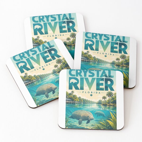 Item preview, Crystal River Florida Three Sisters Springs Manatee Coast designed and sold by Aryabek.