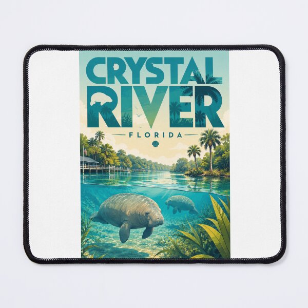 Item preview, Crystal River Florida Three Sisters Springs Manatee Coast designed and sold by Aryabek.