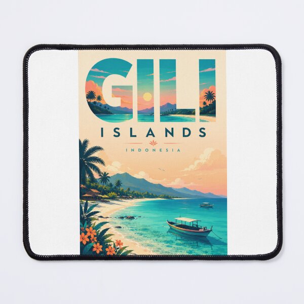 Item preview, Gili Islands Lombok Indonesia Tropical Coastline Archipelago designed and sold by Aryabek.