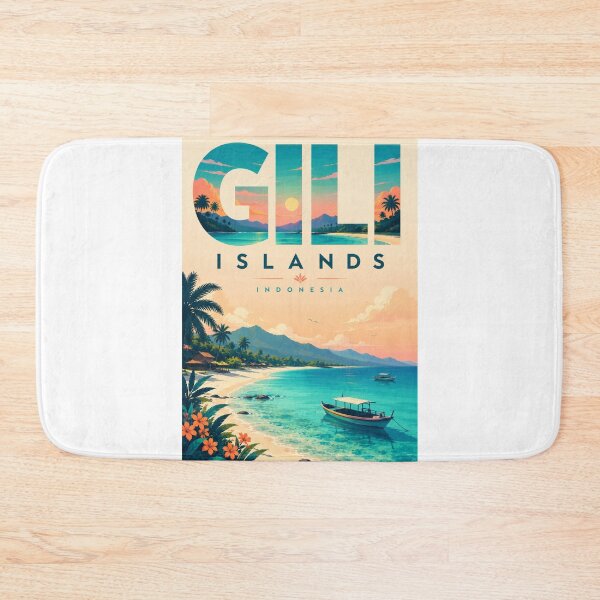 Item preview, Gili Islands Lombok Indonesia Tropical Coastline Archipelago designed and sold by Aryabek.
