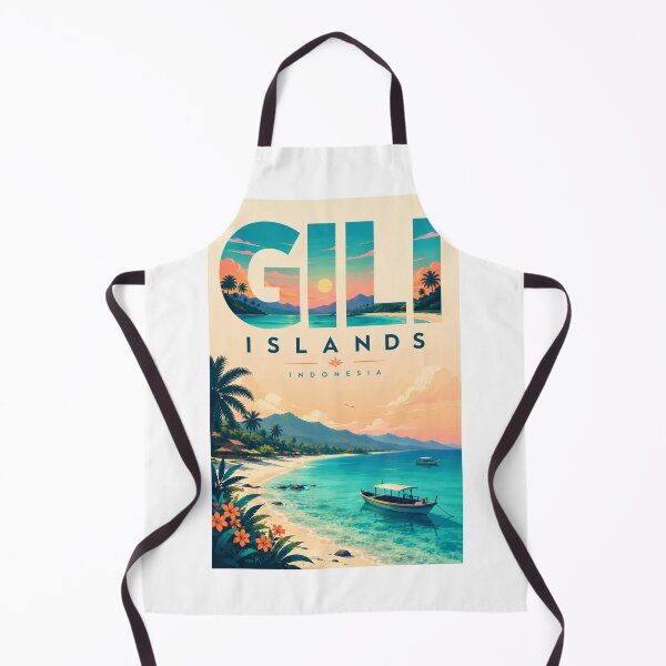 Item preview, Gili Islands Lombok Indonesia Tropical Coastline Archipelago designed and sold by Aryabek.