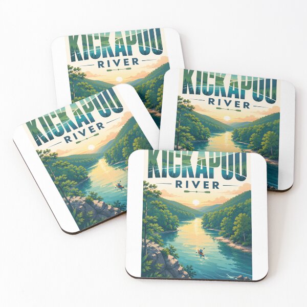 Item preview, Kickapoo River Driftless Area Wisconsin Valley Waterway designed and sold by Aryabek.