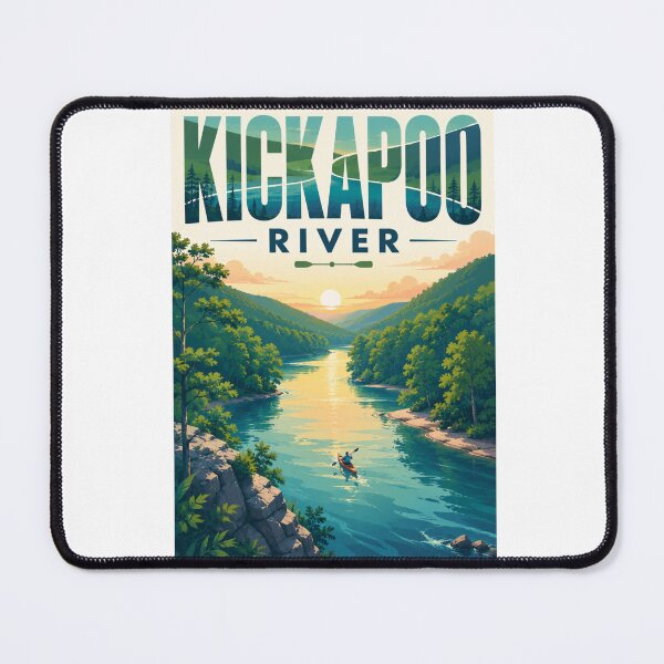 Item preview, Kickapoo River Driftless Area Wisconsin Valley Waterway designed and sold by Aryabek.