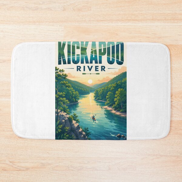 Item preview, Kickapoo River Driftless Area Wisconsin Valley Waterway designed and sold by Aryabek.