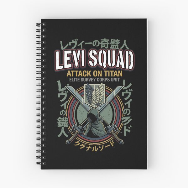 Item preview, Attack on Titan Levi Squad Anime Manga Graphic Tee designed and sold by Senpaiwaves.