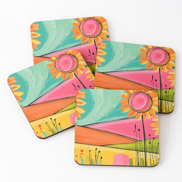 Item preview, Sunflowers Beneath a Swirling Sky - Vibrant Fields Alive with Color Movement and Joy designed and sold by OlfactoART Studio.