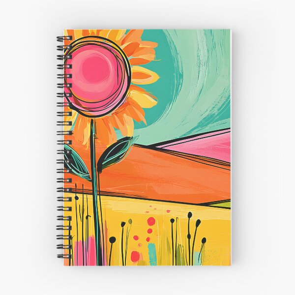 Item preview, Sunflowers Beneath a Swirling Sky - Vibrant Fields Alive with Color Movement and Joy designed and sold by OlfactoART Studio.