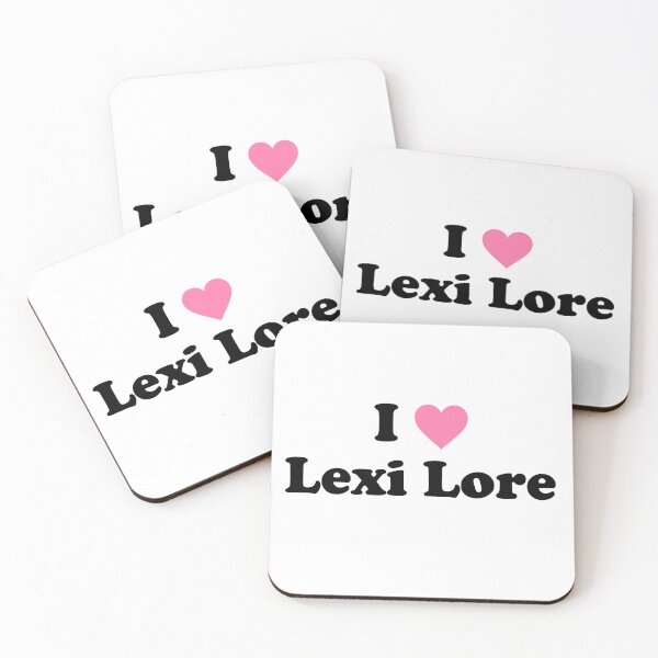 Item preview, I love Lexi Lore designed and sold by mumsilp.