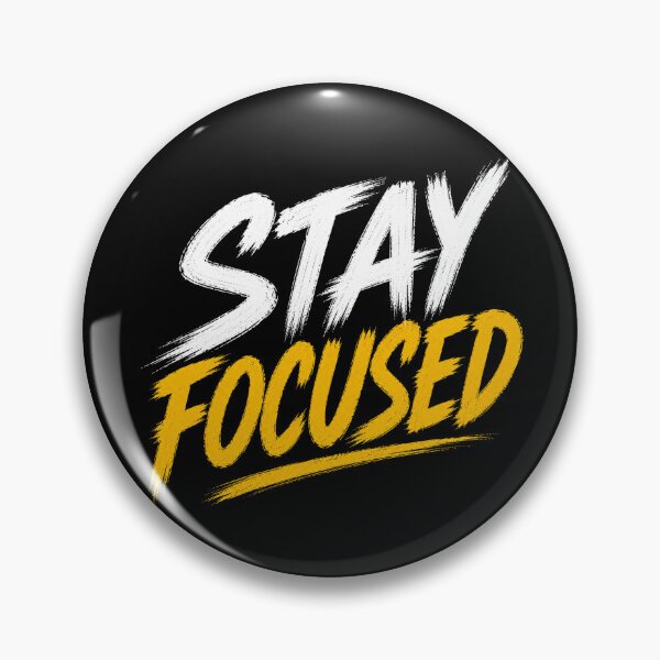 Item preview, Stay Focused Motivational Typography Design | Success Mindset designed and sold by the-dovlat.