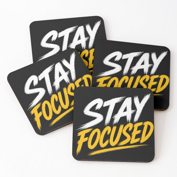 Item preview, Stay Focused Motivational Typography Design | Success Mindset designed and sold by the-dovlat.