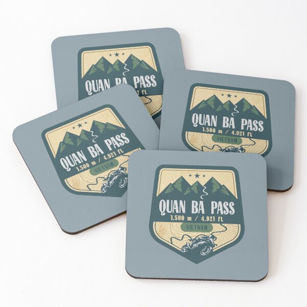 Item preview, Quan Ba Pass Ha Giang Vietnam Biker Badge designed and sold by CynthiaGraphics.