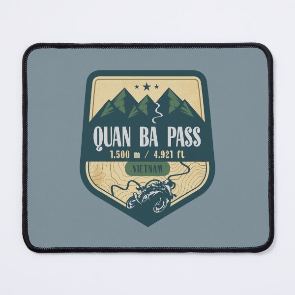 Item preview, Quan Ba Pass Ha Giang Vietnam Biker Badge designed and sold by CynthiaGraphics.