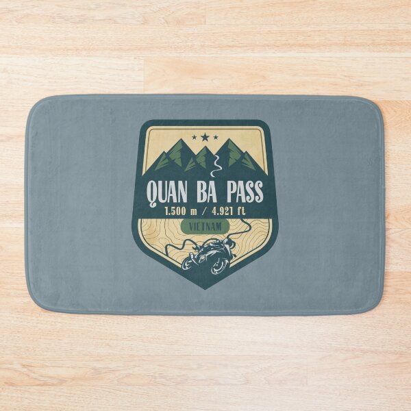 Item preview, Quan Ba Pass Ha Giang Vietnam Biker Badge designed and sold by CynthiaGraphics.