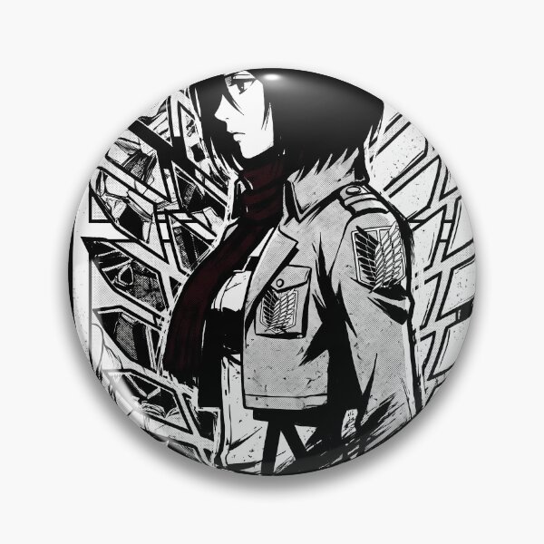 Item preview, Attack on Titan Mikasa Ackerman Red Scarf Anime Shirt designed and sold by Senpaiwaves.