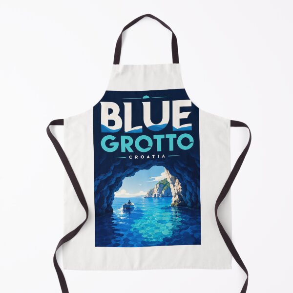 Item preview, Blue Grotto Adriatic Sea Cave Croatia Coastline designed and sold by Places On Earth.