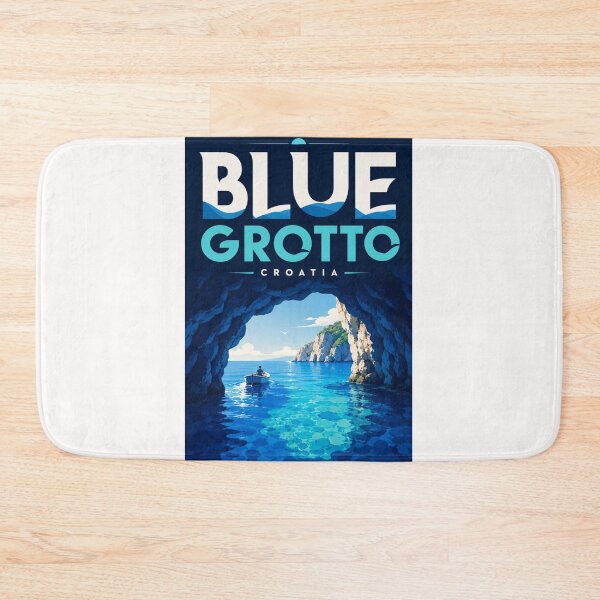 Item preview, Blue Grotto Adriatic Sea Cave Croatia Coastline designed and sold by Places On Earth.