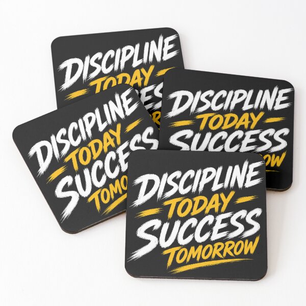 Item preview, Discipline Today Success Tomorrow Motivation Design designed and sold by the-dovlat.