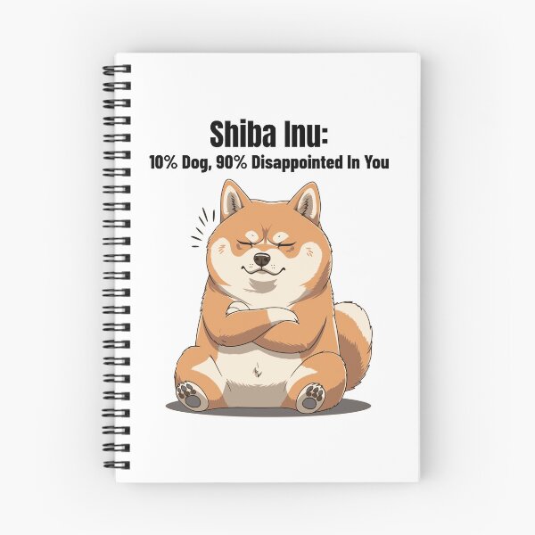 Item preview, Funny Shiba Inu -  10 Percent Dog 90 Percent Disappointed In You — Shiba Inu Gift designed and sold by Happy Hues.