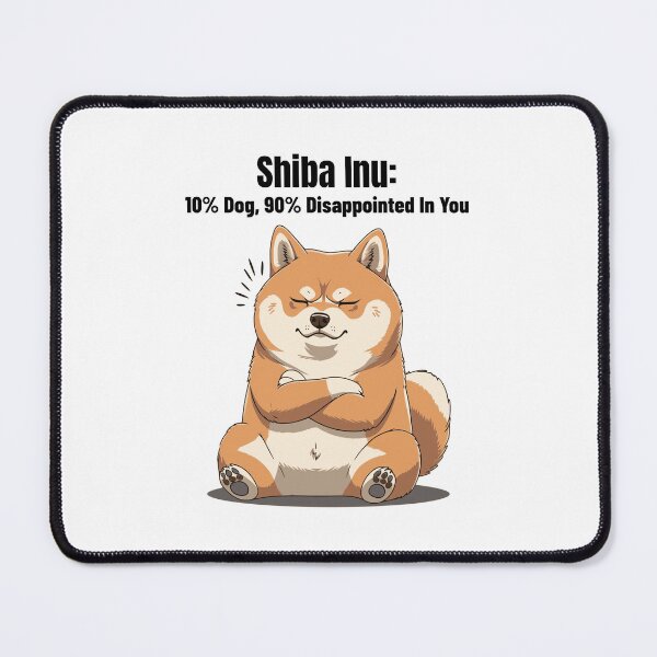 Item preview, Funny Shiba Inu -  10 Percent Dog 90 Percent Disappointed In You — Shiba Inu Gift designed and sold by Happy Hues.