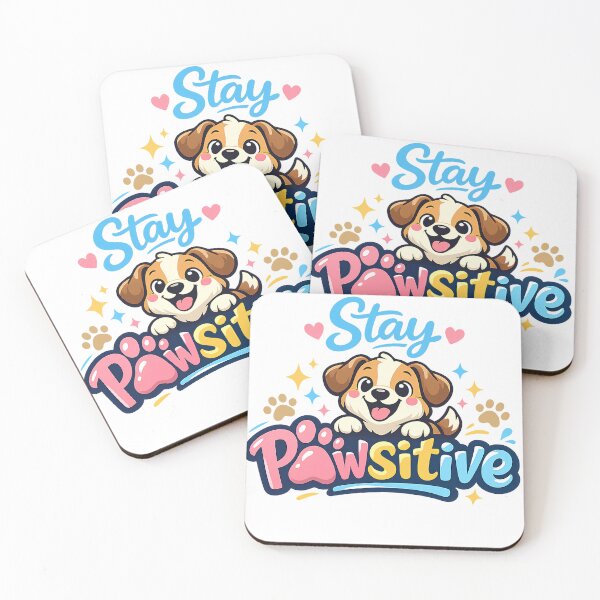Item preview, Stay Pawsitive Cute Dog Design | Funny Puppy Pun SVG designed and sold by mimouna00.