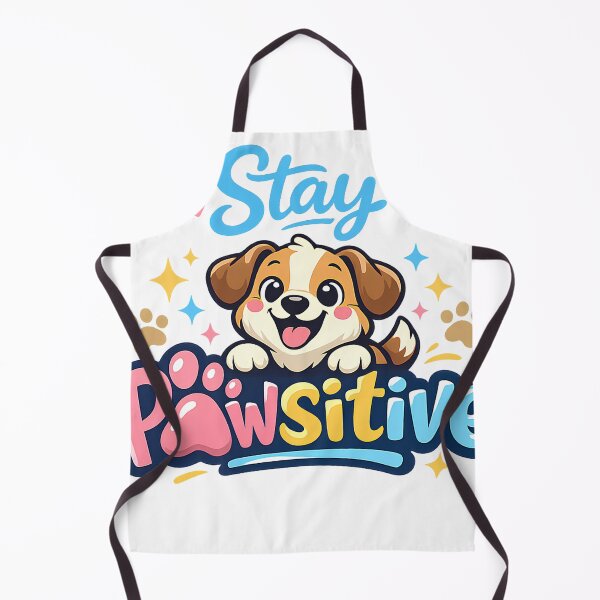 Item preview, Stay Pawsitive Cute Dog Design | Funny Puppy Pun SVG designed and sold by mimouna00.