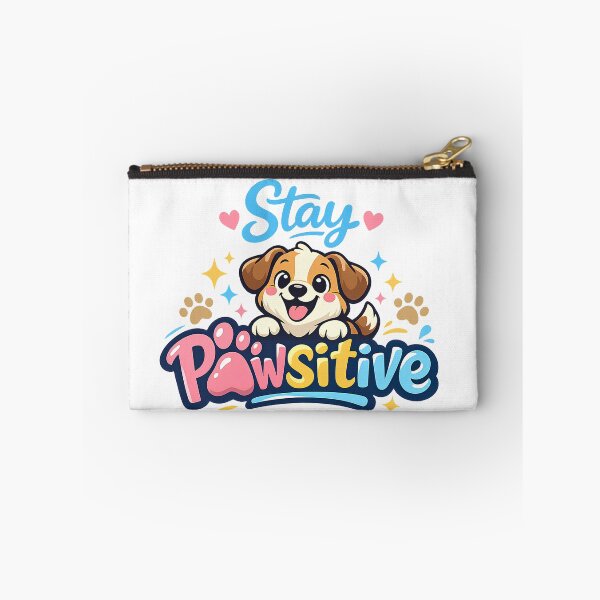 Item preview, Stay Pawsitive Cute Dog Design | Funny Puppy Pun SVG designed and sold by mimouna00.