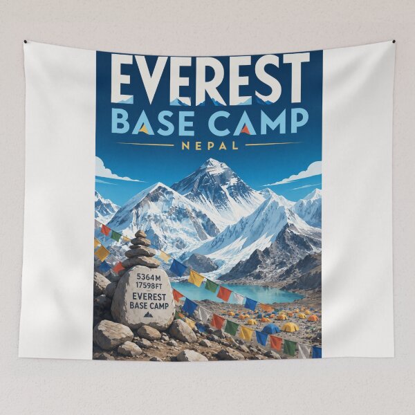 Item preview, Everest Base Camp Khumbu Himalayan Trail Nepal designed and sold by Places On Earth.