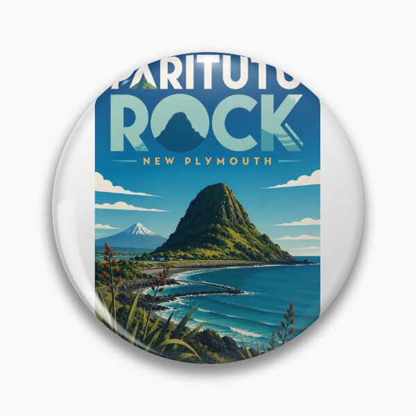 Item preview, Paritutu Rock Taranaki Coast New Plymouth New Zealand designed and sold by Places On Earth.